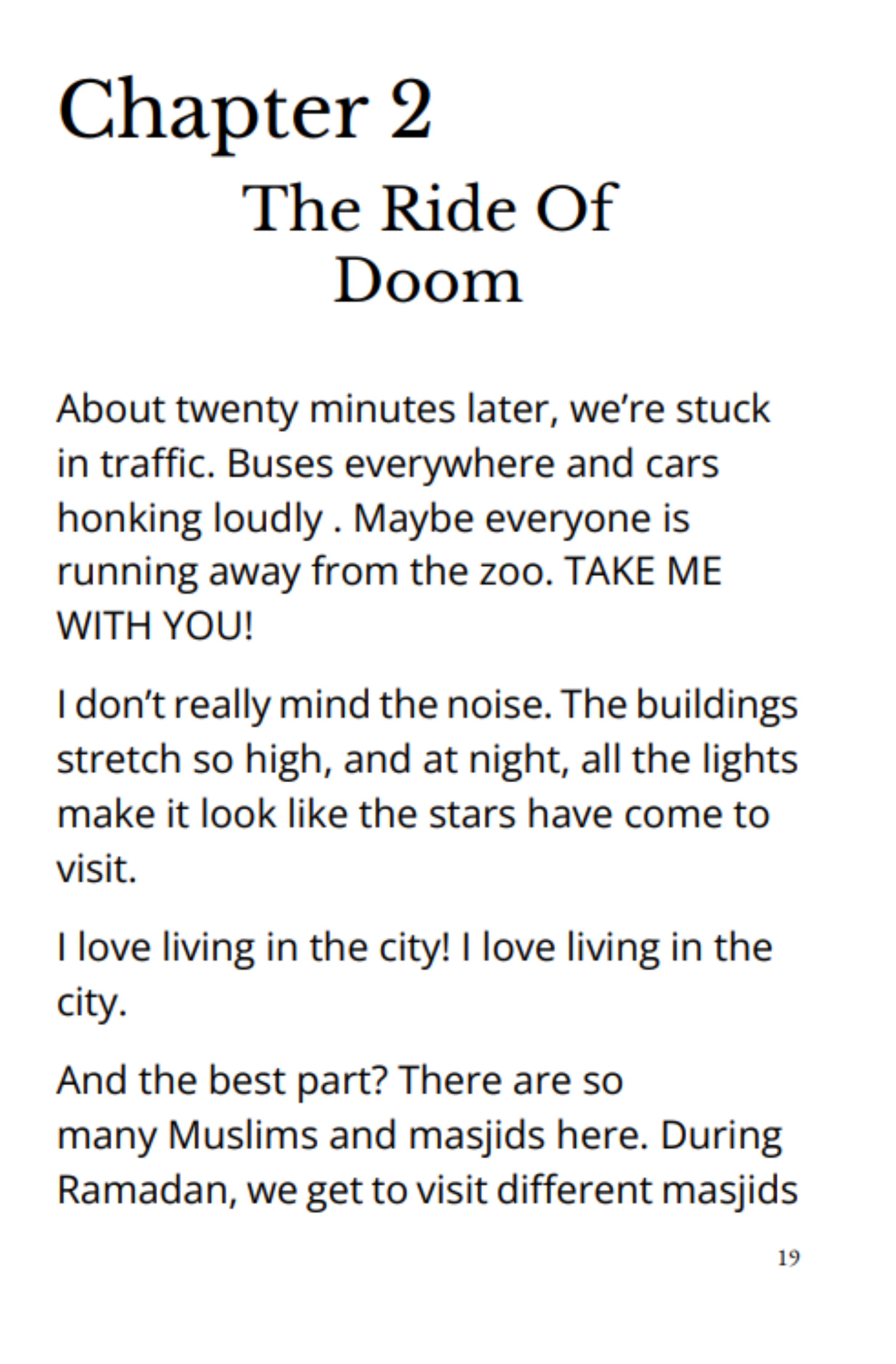 Oh Suhayla and the Zoo Horror